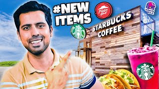 Trying The New Menu From All The Fast Food Chains  cravingsandcaloriesvlogs [upl. by Atreb]