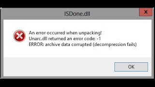 Fix Isdonedll  Unarcdll error code 11 [upl. by Elmer526]