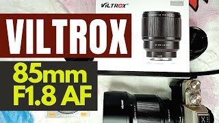 Unboxing Viltrox 85mm f18 AF ll with Free 72mm UV Filter From LAZADA  Fuji X Mount  Fuji Xt100 [upl. by Olegnad]