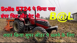 Solis 5724 4wd tractor pe lagaya new bumper or weight automobile trend tractor farming agro [upl. by Myca]