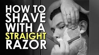 How to Shave with a Straight Razor  AoM Instructional [upl. by Ona]