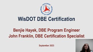 WisDOT Disadvantaged Business Enterprise DBE Certification [upl. by Velma]