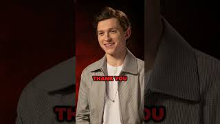 Tom Holland Funniest Interview shorts spiderman tomholland [upl. by Noevad328]