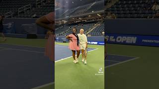 POV Bethanie MattekSands is your doubles partner usopen 🎾🗽🫶🏾 [upl. by Rennie]