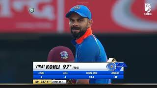 Virat Kohlis 157129 vs West Indies 2nd ODI 2018vishakapatnamBall by ball highlightsHD [upl. by Meredith436]