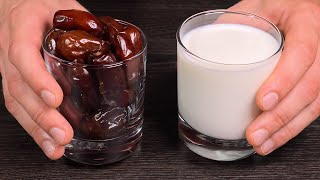 Wenn Sie 1 Glas Milch und Datteln haben Dieses Rezept sollten Sie ausprobieren Unglaublich lecker [upl. by Nwahsem63]