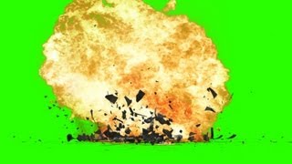 explosion with debris  green screen effects  free use [upl. by Selima771]