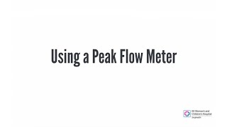 Asthma Starter Kit – Using a Peak Flow Meter [upl. by Breeze]