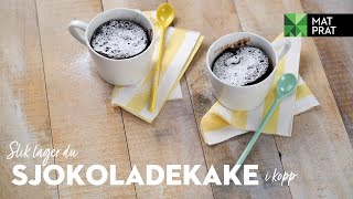 Sjokoladekake i kopp  MatPrat [upl. by Asiul]