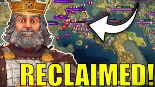 Civ 6  Reclaiming ROME As Byzantium Never Felt Sweeter – 6 Deity Byzantium Civilization VI [upl. by Eetnom]