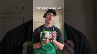 EL CAJERO humor comedia alexpelao pelaokhe parodia humour starbucks cajero [upl. by Jerol277]