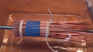 Making a commutator for a homemade DC motor [upl. by Axela]