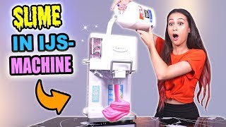 SLIJM PROBEREN TE MAKEN IN EEN IJSMACHINE  Slime Sunday [upl. by Rolph493]