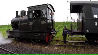 Dampflok Museumstoomtram Hoorn  Medemblik 4K Ultra HD 04 2016 [upl. by Lauralee]