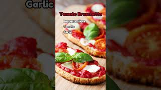 Easy Tomato Bruschetta Recipe Fresh Italian Appetizer [upl. by Quintina]