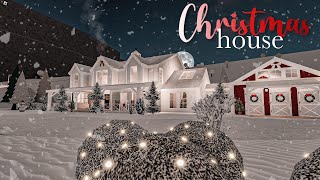 Christmas House Bloxburg Speedbuild 200k [upl. by Nrobyalc792]