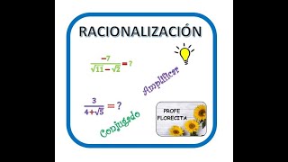 RACIONALIZACIÓN DE FRACCIONES CON DENOMINADORES BINOMIOS [upl. by Aneled]