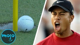 Top 10 Greatest Golf Shots Of All Time [upl. by Redla615]