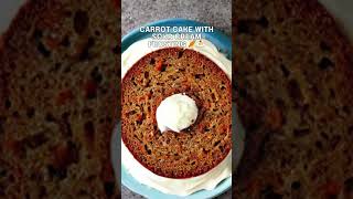 Carrot Cake with Sour Cream Frosting Recipe  Moist amp Tangy Dessert Treat [upl. by Einwahs861]