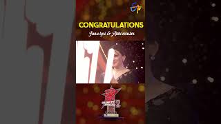 Congratulations Janu Lyri amp Abhi Master  Dhee Celebrity Special 2 Title Winner [upl. by Au]