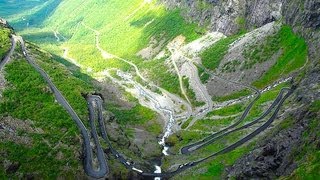 Trollstigen Norway famous serpetine mountain road Der Trollstigen in Norwegen [upl. by Dobbins]