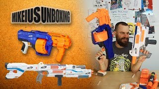 NERF Mediator amp NERF Surgefire  Mikeius Unboxing [upl. by Itoyj]