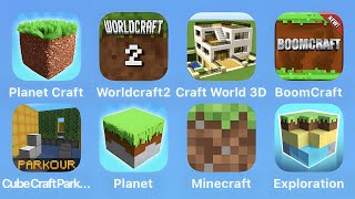 Planet Craft Worldcraft 2 Craft World 3D BoomCraft Cube Craft Parkour Planet Minecraft [upl. by Whitnell]