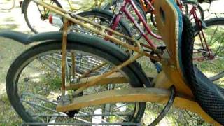 holzfahrrad  liegerad  wooden bike [upl. by Alisa]