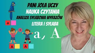 Analiza Sylabowa Wyrazów NAUKA CZYTANIA Sylaba i Litera a A [upl. by Gery51]