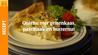 Quiche met geitenkaas pastinaak en butternut [upl. by Namor]