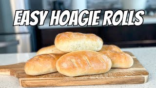 Homemade Hoagie Sandwich Rolls [upl. by Naynek146]