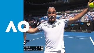 Mansour Bahramis magic oncourt  Australian Open 2019 [upl. by Mannuela]