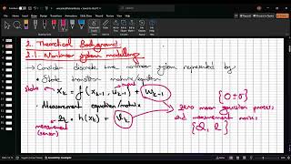 Unscented Kalman Filter Design  Les 1  Derivation  Part 1 [upl. by Aehsal357]