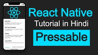 React Native tutorial in Hindi 33 Pressable  Long press [upl. by Ruthven]