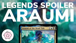 Araumi of the Dead Tide  EDH  Commander Legends Spoiler  MTG  Commander Quick Take [upl. by Nanreit]