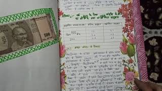 12th class economic project Demonetisation in Hindi [upl. by Lahtnero]