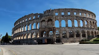 Pula Arena  The sixth largest Roman Amphitheater [upl. by Adikram668]