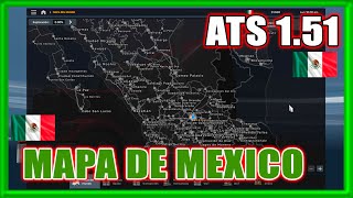 ATS 151  Descarga Mapa de MEXICO  American Truck Simulator [upl. by Alves]