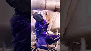 tigwelding welding welder Sanitary pipe Stainless TIG Welding  Autogenous No Filler shorts [upl. by Dare]