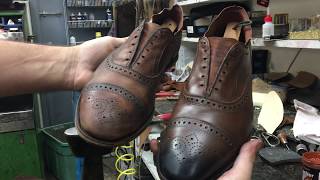 Allen Edmonds Shoe Restoration  Bedos Leatherworks 82 [upl. by Alarick722]