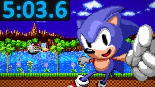 Sonic 1 But Every 25 Rings Skips The Act [upl. by Outlaw]