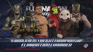 WWE 2k16 Elimination Chamber Episode 34 BEST PPV YET [upl. by Nyleimaj]