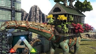 ARK Titanosaurus Forest Temple Speed Build [upl. by Sommer]