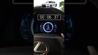 2020 Lexus RC 350 F Sport 060 Test  35L NA V6  8 Spd Auto  RWD  311hp  280 lbft shorts [upl. by Turino]