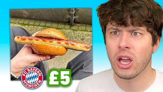 Reacting to Football Stadium Food 🌭 [upl. by Elcin]