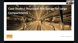 Holmes  SAFIR and GoZone for structural fire design of large compartments [upl. by Samuella643]