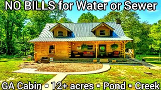 Georgia Waterfront Cabins For Sale  12 acres  Georgia Farms  Georgia Real Real Estate For Sale [upl. by Ititrefen]