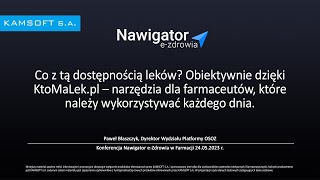 20230524 NAWIGATOR Farmacja 05 PB KtoMaLek [upl. by Eimareg]