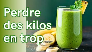 Perdre 10 kg RAPIDEMENT  Ce smoothie MIRACLE va vous étonner  boisson detox [upl. by Olrac917]