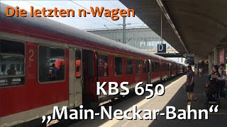 Die letzten nWagen  Teil 5 Die MainNeckarBahn [upl. by Aney]